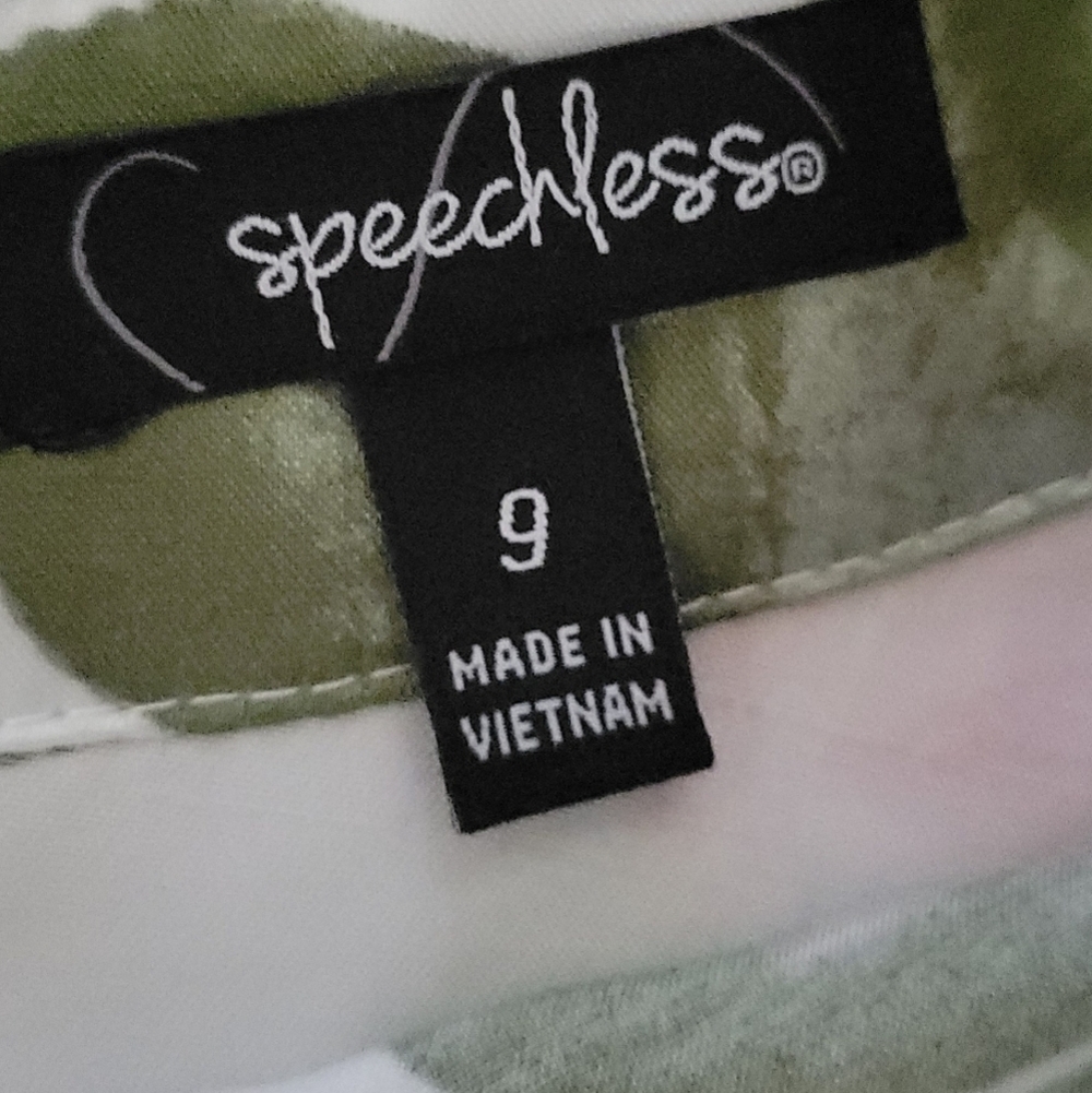 Speechless Juniors Floral Rose Multi Tiered Circle Spring Mini Skirt - Picture 6 of 13